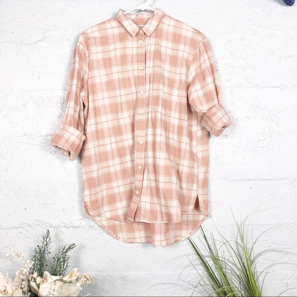 Madewell Central Button Down Danville Plaid Shirt - Picture 2 of 8
